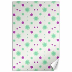 Stars Motif Multicolored Pattern Print Canvas 20  X 30   by dflcprints