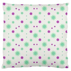 Stars Motif Multicolored Pattern Print Large Cushion Case (one Side) by dflcprints