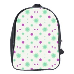 Stars Motif Multicolored Pattern Print School Bag (xl) by dflcprints