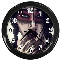 Femininely Badass Wall Clocks (black) by sirenstore