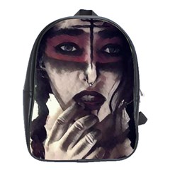 Femininely Badass School Bag (large) by sirenstore