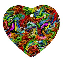 P 867 Heart Ornament (two Sides) by ArtworkByPatrick
