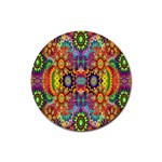 ARTWORK BY PATRICK-Pattern-22 Rubber Coaster (Round)  Front