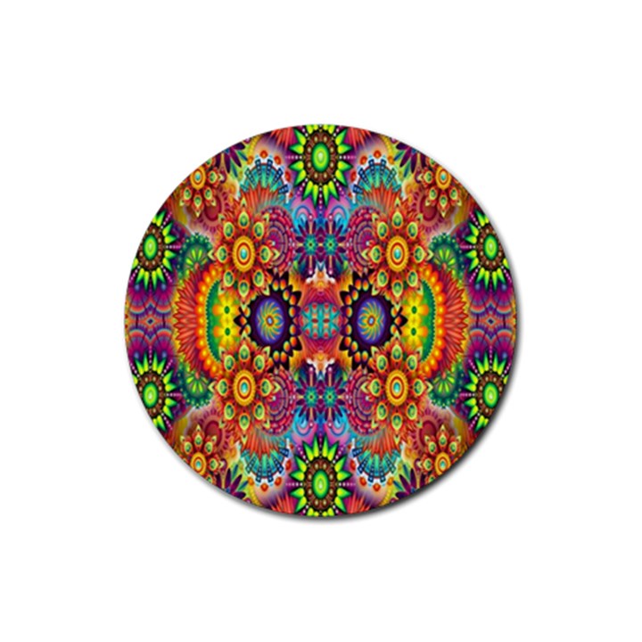 ARTWORK BY PATRICK-Pattern-22 Rubber Coaster (Round) 