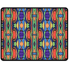 Pattern-26 Fleece Blanket (medium)  by ArtworkByPatrick