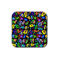 ARTWORK BY PATRICK-Pattern-30 Rubber Square Coaster (4 pack) 