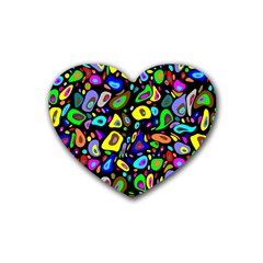 ARTWORK BY PATRICK-Pattern-30 Heart Coaster (4 pack) 