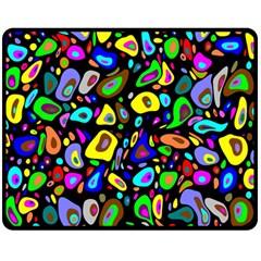 ARTWORK BY PATRICK-Pattern-30 Double Sided Fleece Blanket (Medium) 