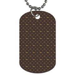 Louis Dachshund  Luxury Dog Attire Dog Tag (one Side)