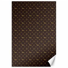 Louis Dachshund  Luxury Dog Attire Canvas 20  X 30  