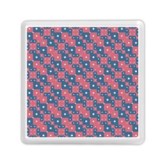 Squares And Circles Motif Geometric Pattern Memory Card Reader (square)  by dflcprints