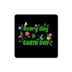 Earth Day Square Magnet by Valentinaart