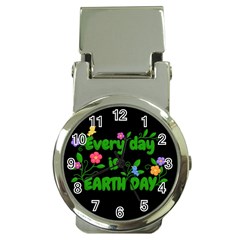 Earth Day Money Clip Watches by Valentinaart