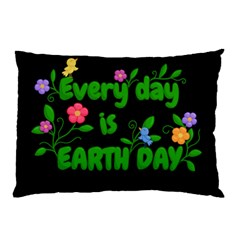 Earth Day Pillow Case by Valentinaart