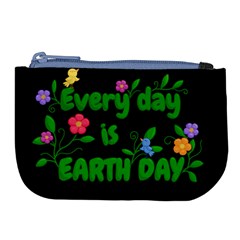 Earth Day Large Coin Purse by Valentinaart