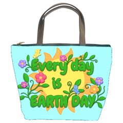 Earth Day Bucket Bags by Valentinaart