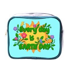 Earth Day Mini Toiletries Bags by Valentinaart