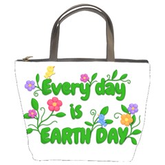 Earth Day Bucket Bags by Valentinaart