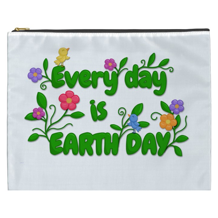 Earth Day Cosmetic Bag (XXXL) 