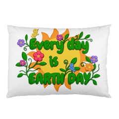 Earth Day Pillow Case by Valentinaart