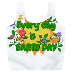 Earth Day Full Print Recycle Bags (l)  by Valentinaart