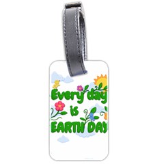 Earth Day Luggage Tags (two Sides) by Valentinaart