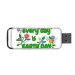 Earth Day Portable USB Flash (Two Sides) Front