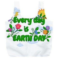 Earth Day Full Print Recycle Bags (l)  by Valentinaart