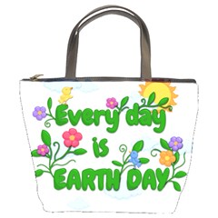 Earth Day Bucket Bags by Valentinaart