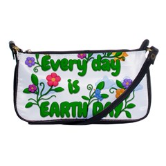 Earth Day Shoulder Clutch Bags by Valentinaart
