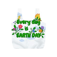 Earth Day Full Print Recycle Bags (s) 