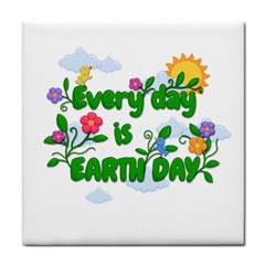 Earth Day Face Towel by Valentinaart