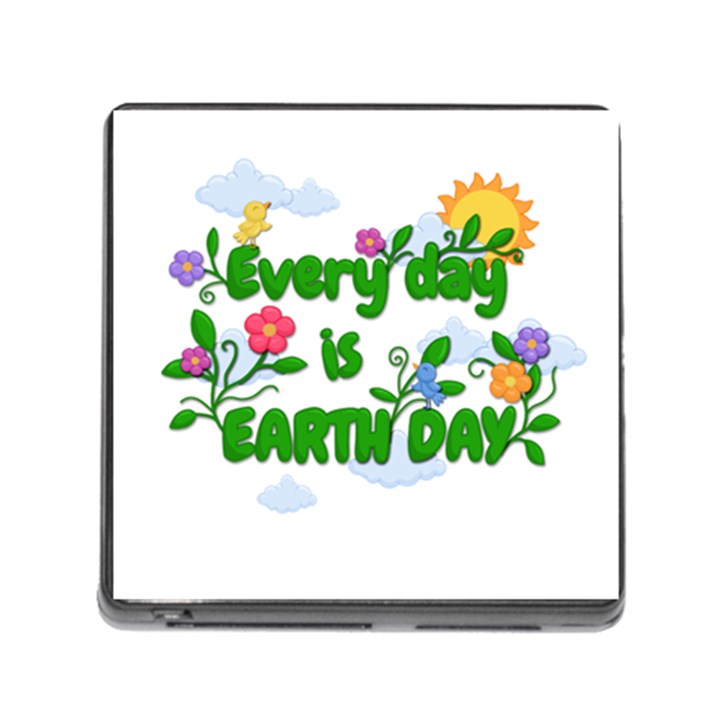 Earth day Memory Card Reader (Square)