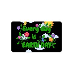 Earth Day Magnet (name Card) by Valentinaart