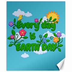 Earth Day Canvas 20  X 24   by Valentinaart