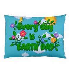 Earth Day Pillow Case by Valentinaart