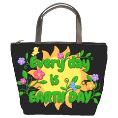 Earth Day Bucket Bags by Valentinaart