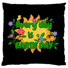 Earth Day Standard Flano Cushion Case (two Sides)