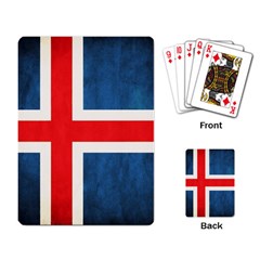Iceland Flag Playing Card by Valentinaart