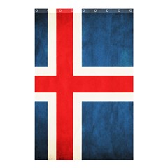 Iceland Flag Shower Curtain 48  X 72  (small)  by Valentinaart