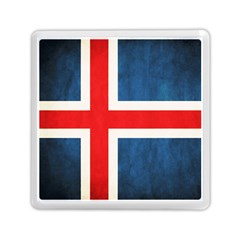 Iceland Flag Memory Card Reader (square)  by Valentinaart