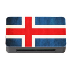 Iceland Flag Memory Card Reader With Cf by Valentinaart