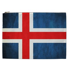Iceland Flag Cosmetic Bag (xxl)  by Valentinaart