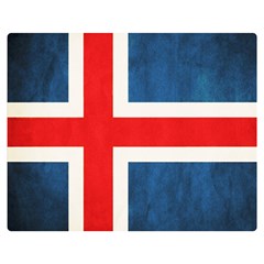 Iceland Flag Double Sided Flano Blanket (medium)  by Valentinaart