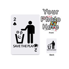 Save The Planet - Religions  Playing Cards 54 (mini)  by Valentinaart