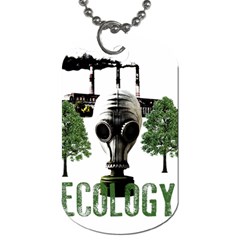 Ecology Dog Tag (one Side) by Valentinaart