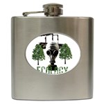 Ecology Hip Flask (6 oz) Front