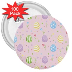 Easter Pattern 3  Buttons (100 Pack)  by Valentinaart