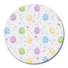 Easter Pattern Round Mousepads by Valentinaart