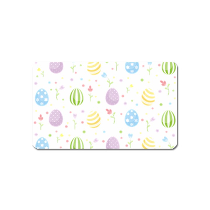 Easter Pattern Magnet (Name Card)